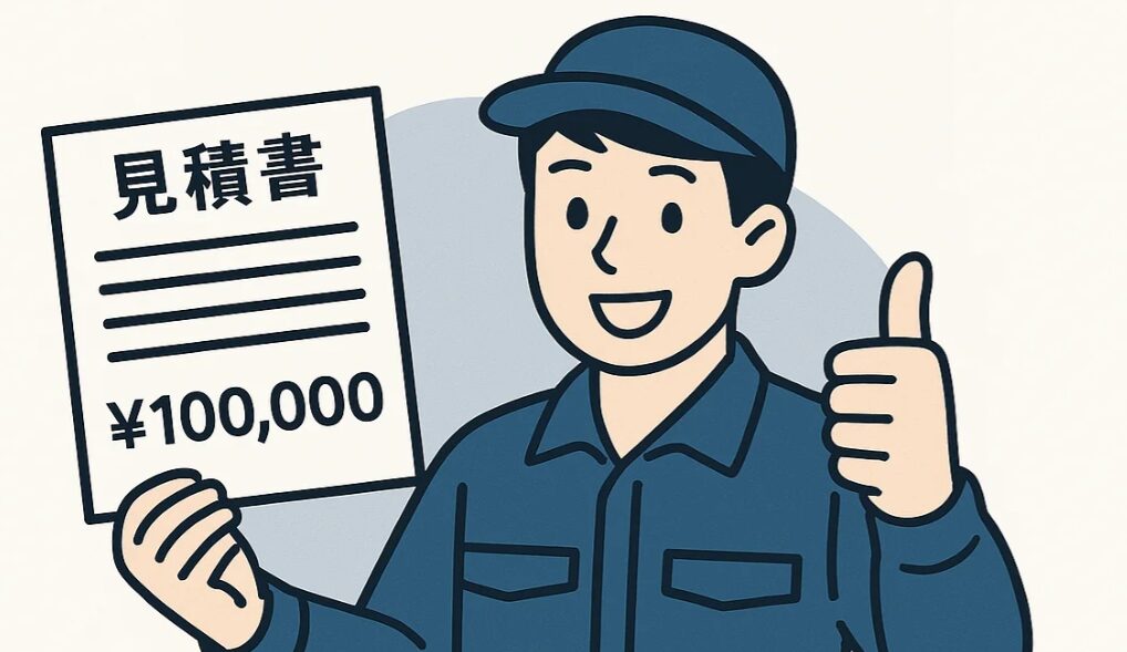 見積を確定してくれる業者
