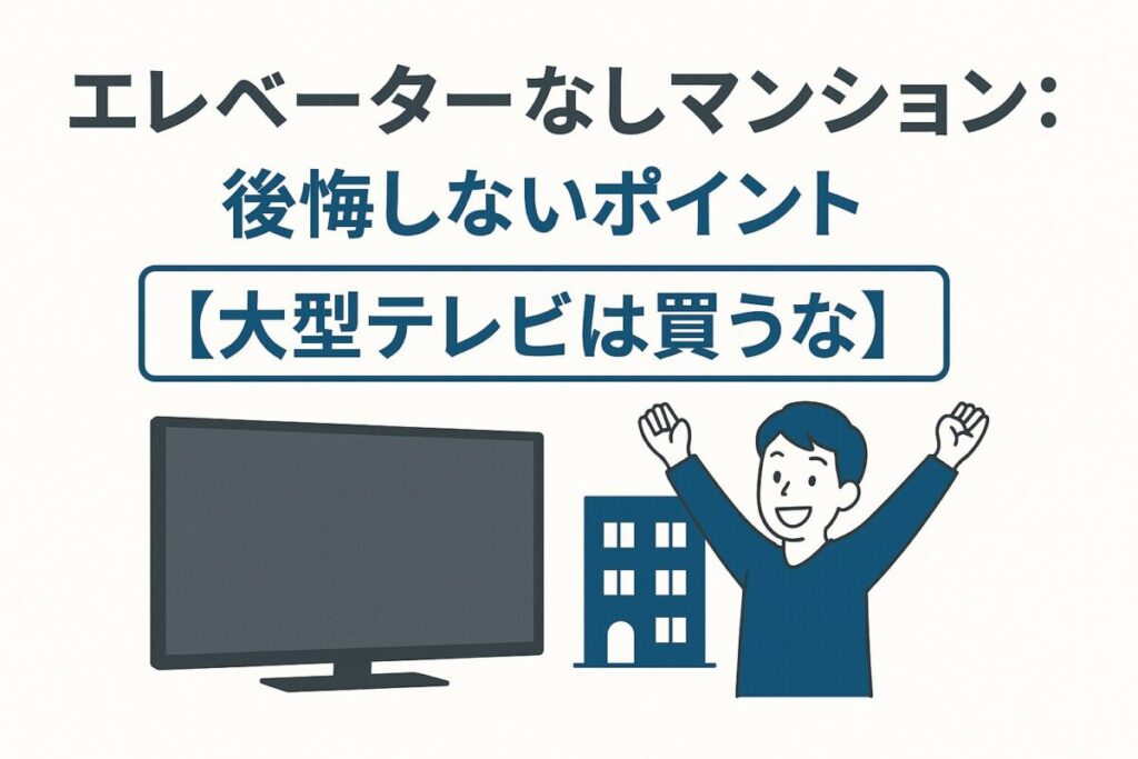 大型テレビは買うな!